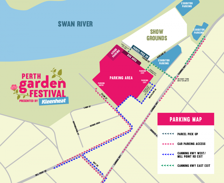 Getting to the Event - Perth Garden Festival